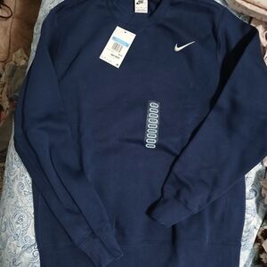*SOLD*Nwt Nike Men's Deep Blue Crewneck Sweater Size Medium